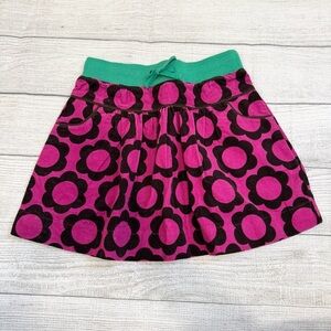 Mini Boden Colorblock Floral Skirt